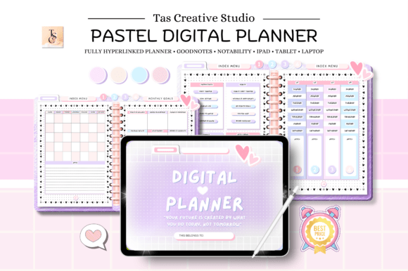 Download ADHD Undated Digital Planner Goodnotes - Digital Collection