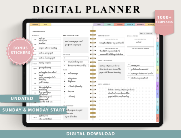 Download Digital Planner for Ipad, GoodNotes - Digital Collection