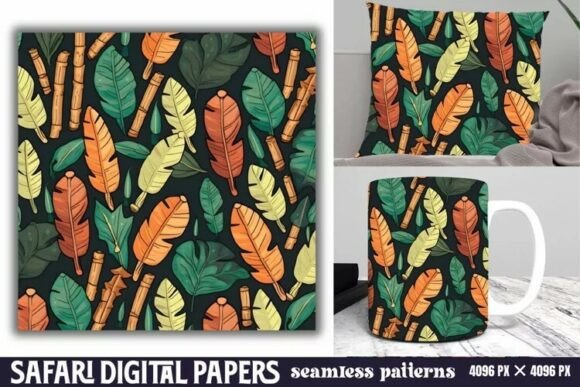 Download Safari Digital Papers Pattern - Digital Collection