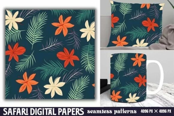 Download Safari Digital Papers Pattern - Digital Collection