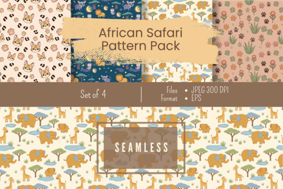 Download African Safari Pattern Pack - Pattern Collection