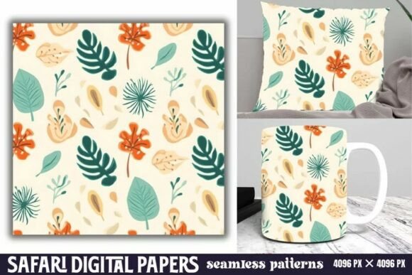 Download Safari Digital Papers Pattern - Digital Collection