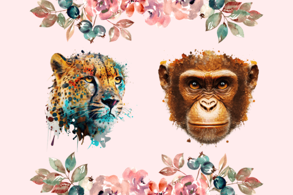 Download Animal Face Digital Illustration Clipart - Digital Collection