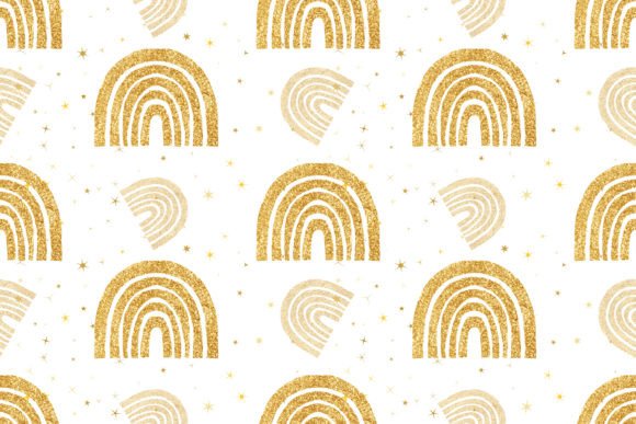 Download Boho Glitter Rainbow Pattern - Pattern Collection
