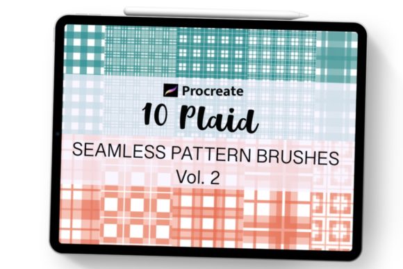 Download Procreate Brush Plaid Seamless Pattern - Pattern Collection