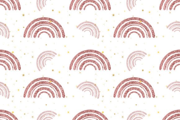 Download Boho Glitter Rainbow Pattern - Pattern Collection