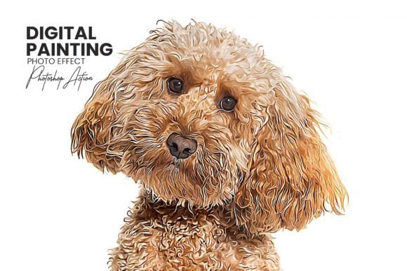 Download Digital Painting Photo Effect Photoshop - Digital Collection