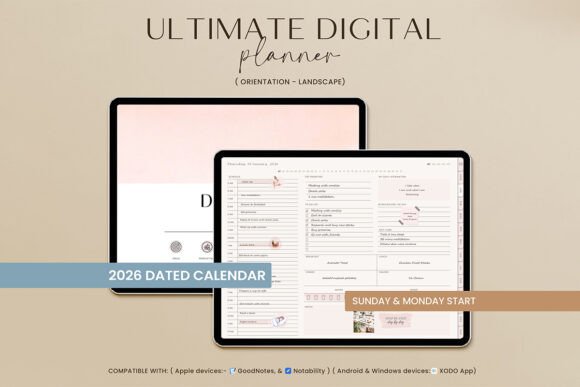 Download All-in-One Digital Planner, GoodNotes - Digital Collection