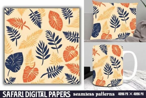 Download Safari Digital Papers Pattern - Digital Collection