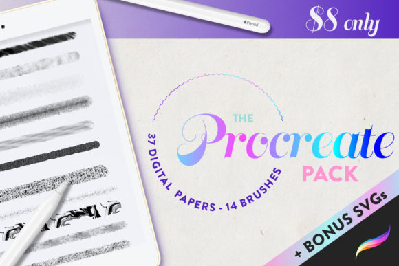 Download Procreate Bundle Pack Texture Digital - Digital Collection