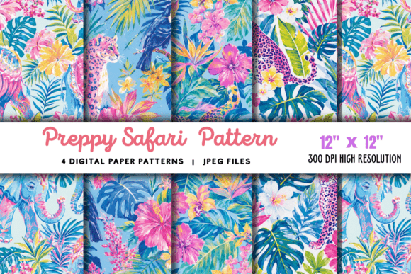 Download Preppy Safari Pattern - Pattern Collection