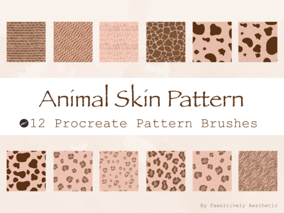 Download Animal Skin Pattern Brush for Procreate - Pattern Collection
