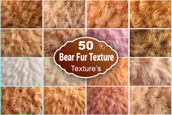 Download Bear Fur Texture Digital Papers - Digital Collection