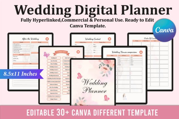 Download Digital Wedding Planner for Ipad Canva - Digital Collection