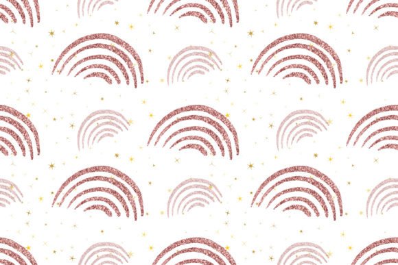 Download Boho Glitter Rainbow Pattern - Pattern Collection