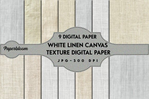 Download White Linen Canvas Texture Digital Paper - Digital Collection