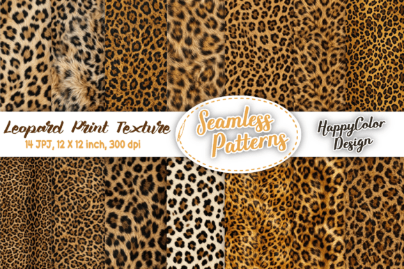 Download Leopard Print Texture Seamless Patterns - Pattern Collection