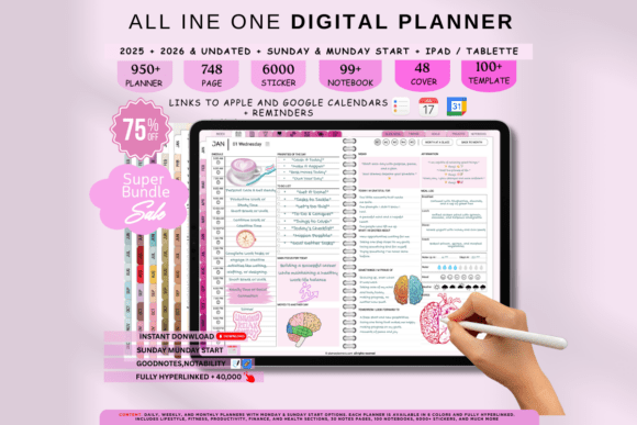 Download All in One IPad Digital Planner - Digital Collection